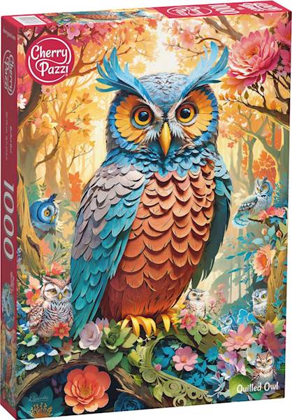Puzzle 1000 CherryPazzi Quilled Owl 30776