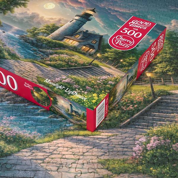 Puzzle 500 CherryPazzi Moonlight Lighthouse 20074
