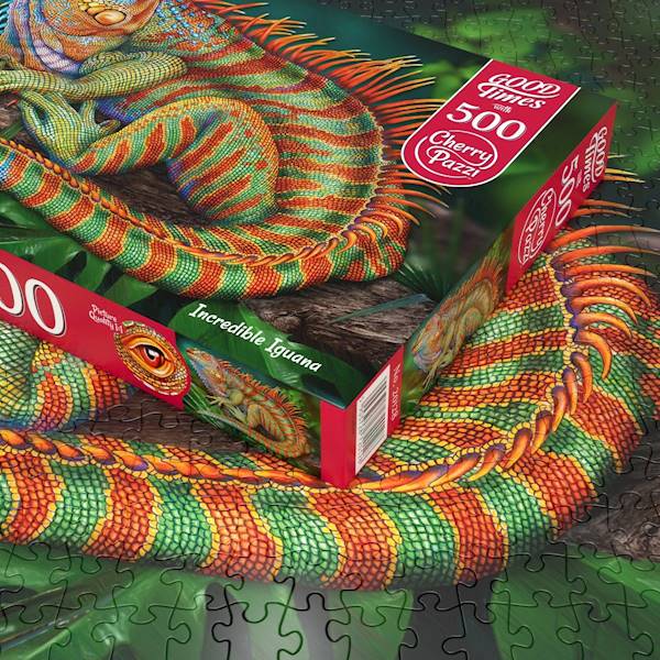 Puzzle 500 CherryPazzi Incredible Iguana 20128