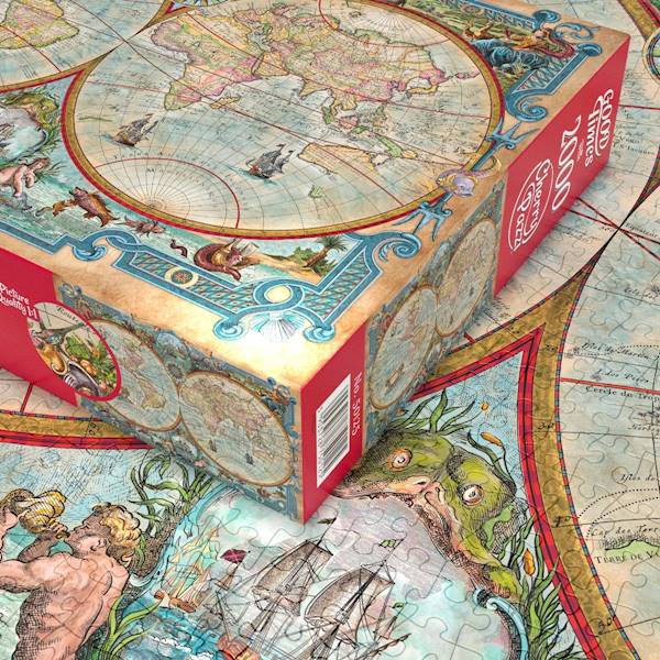 Puzzle 2000 CherryPazzi Great Discoveries World Ma