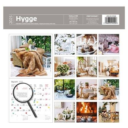 KALENDARZ 2025 30X30 HYGGE 0206