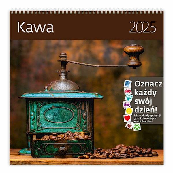 KALENDARZ 2025 30X30 KAWA 0190