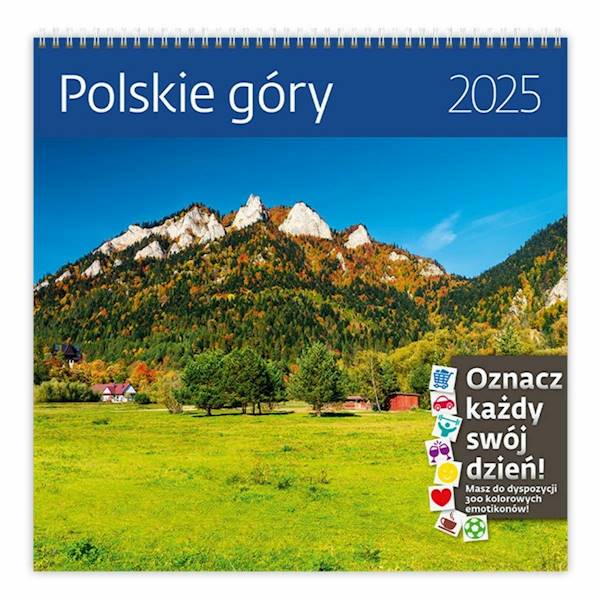 KALENDARZ 2025 30X30 POLSKIE GÓRY 0237
