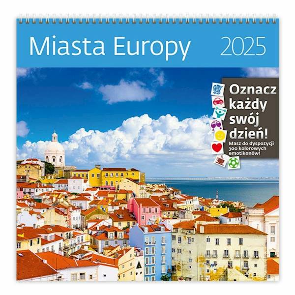 KALENDARZ 2025 30X30 MIASTA EUROPY 0220