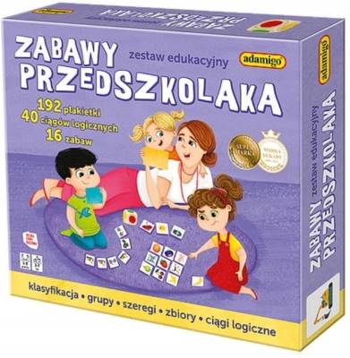 ZABAWY PRZEDSZKOLAKA ZESTAW EDUKACYJNY7578