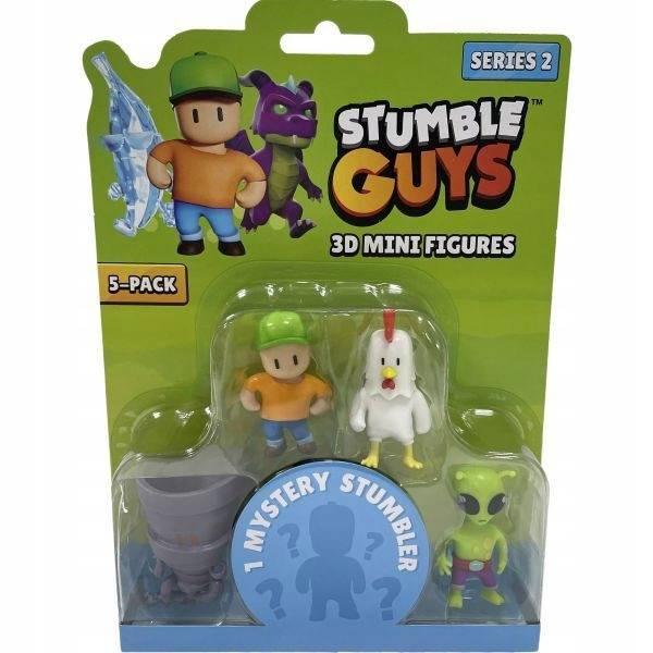 Zestaw z pięcioma figurkami Stumble Guys, Panini