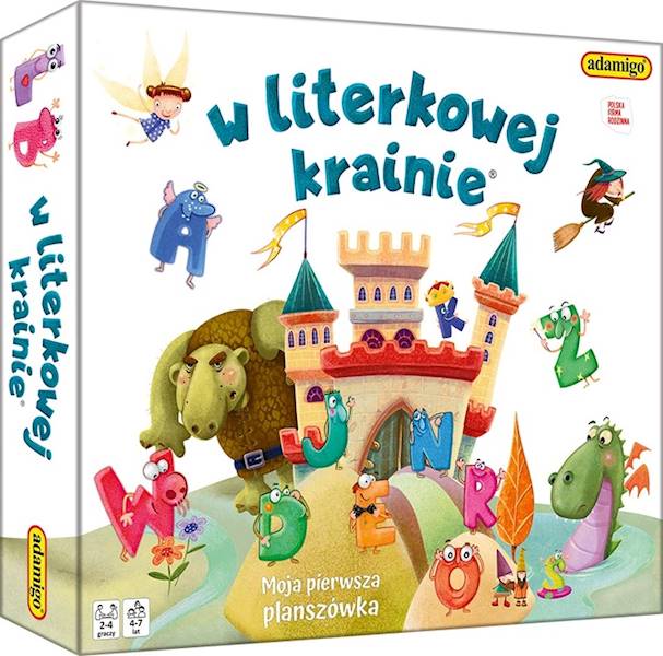 W LITERKOWEJ KRAINIE GRA PLANSZOWA 7837