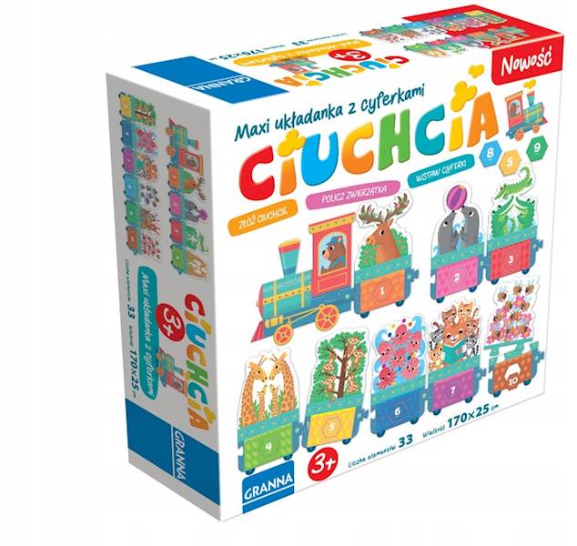 GRA UKŁADANKA MAXI  CIUCHCIA 
