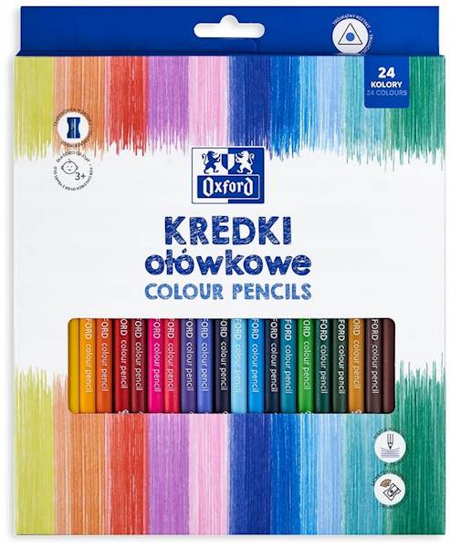 KREDKI OŁÓWKOWE OXF REGULAR 24KOL 400174525