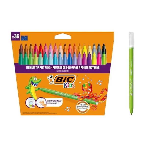 Flamastry Kids Couleur 36szt, BiC