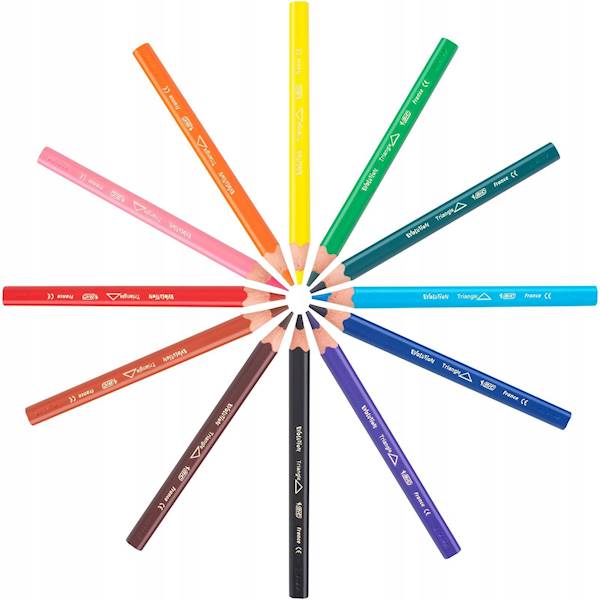 Kredki 12-kol. Evolution Triangle, BiC