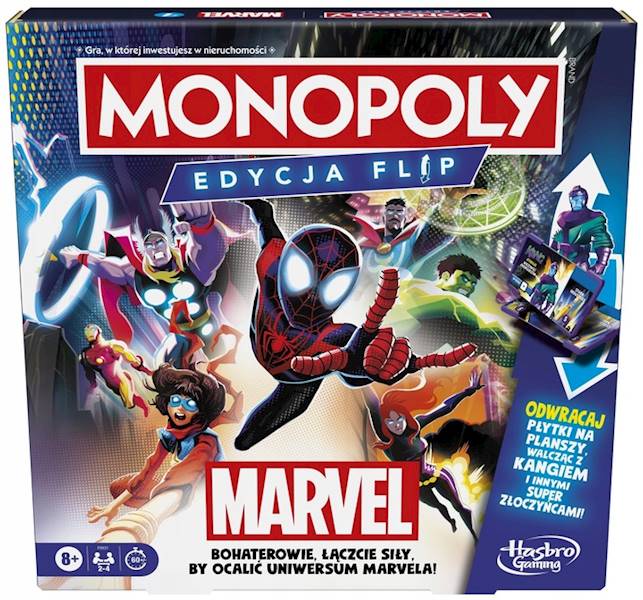 MONOPOLY flip MARVEL HASBRO 6242