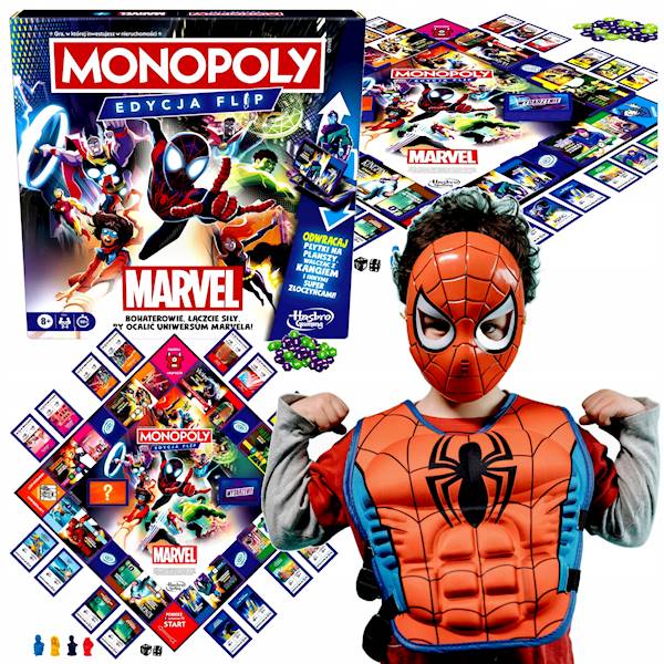 MONOPOLY flip MARVEL HASBRO 6242