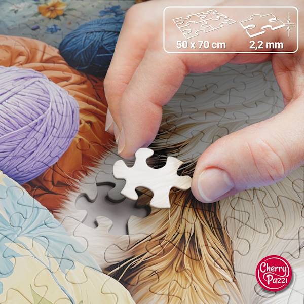 Puzzle 1000 CherryPazzi Knitty Cat 31131