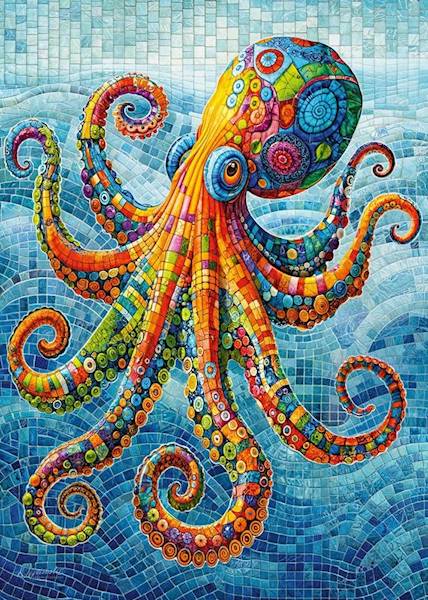 Puzzle 500 CherryPazzi Splish Splash Octopus 20234