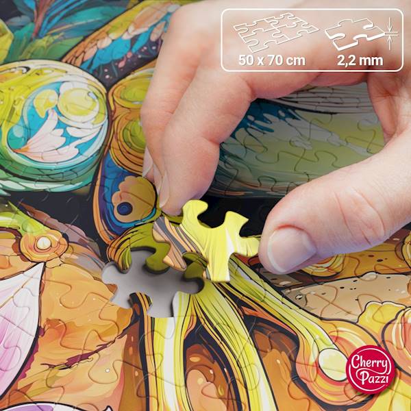 Puzzle 1000 CherryPazzi Flower Power Frog 31100