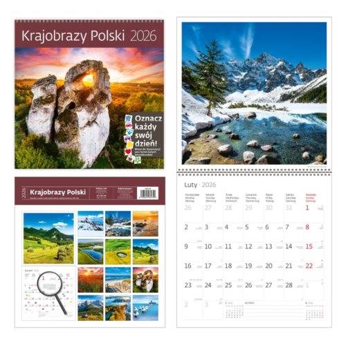 KALENDARZ 2026 30X30 KRAJOBRAZY POLSKI 4709