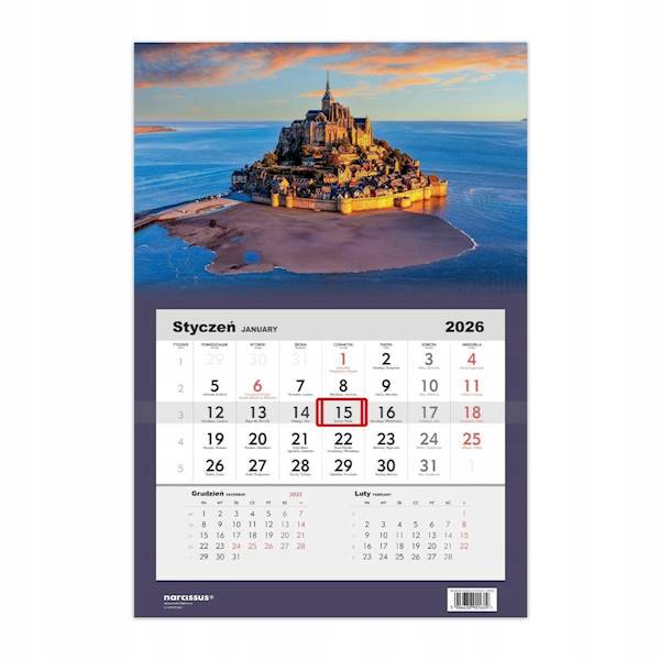 KALENDARZ 2026 JEDNODZIELNY WZGÓRZE ŚW. MICHAŁA