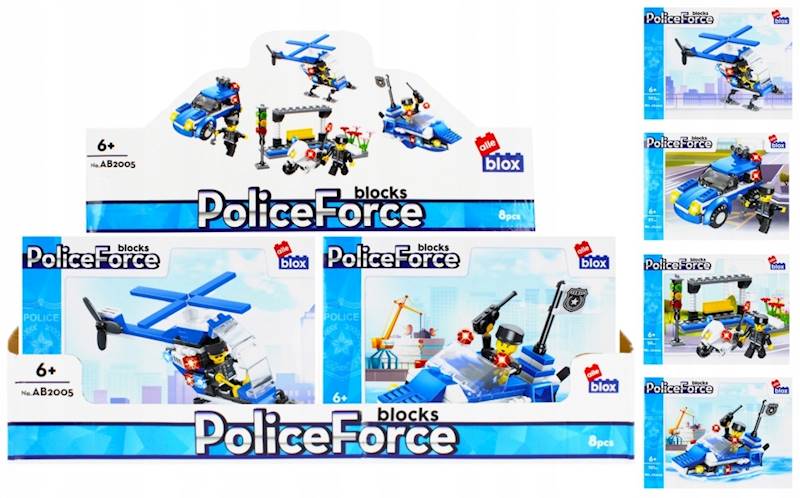 EURO 478225 KLOCKI KONSTR ALLEBLOX POLIC 96-104EL