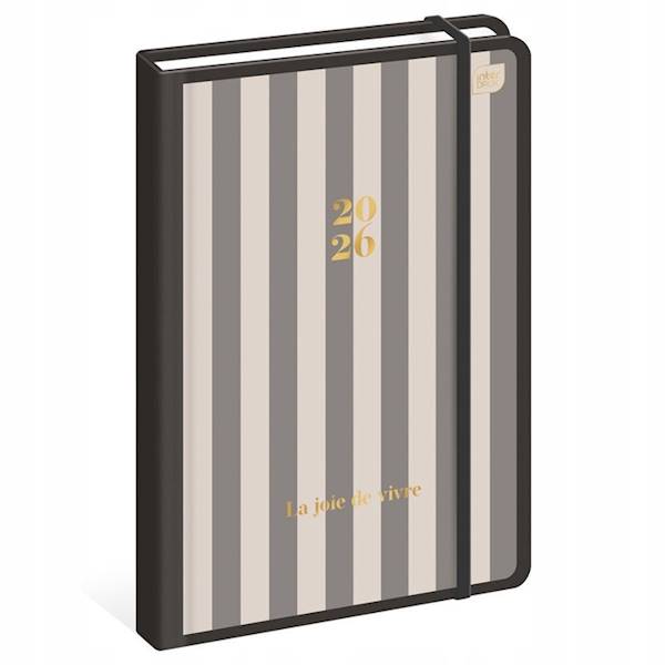 Kalendarz książk.B5 192 Metal.Stripes 26