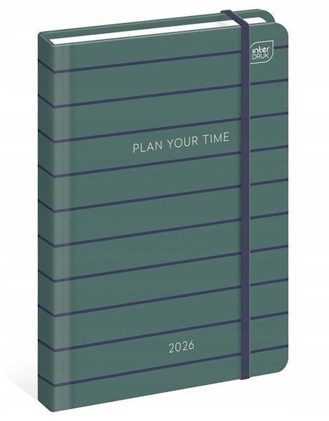 N-Kalendarz książkowy B6 192 Mat+UV Navy 2026