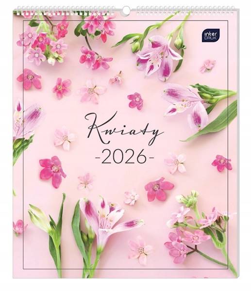 KALENDARZ ŚCIENNY 33,5X40CM KWIATY 26