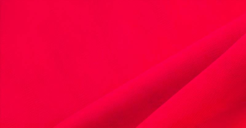 TIUL miękki czerwony