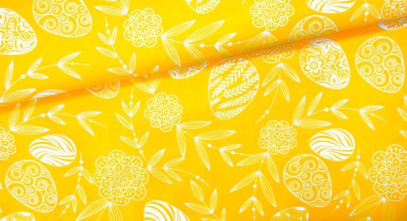 Wzór wielkanocny żółty