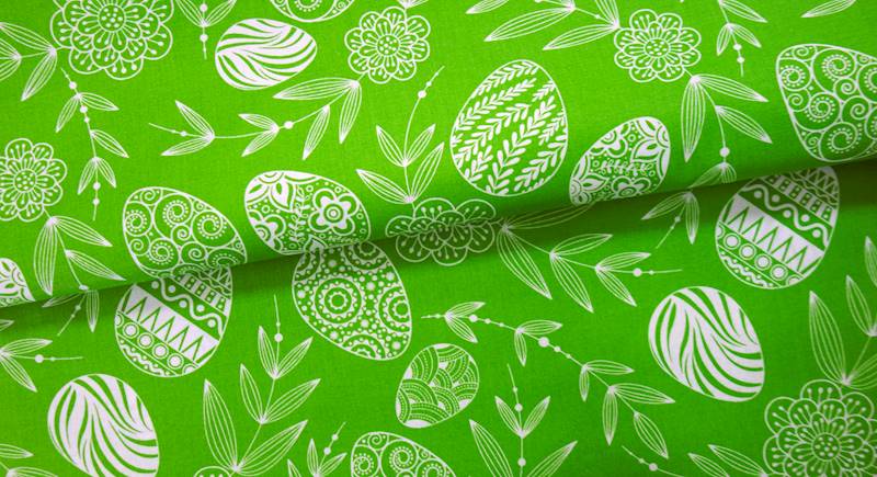 Wzór wielkanocny zielony