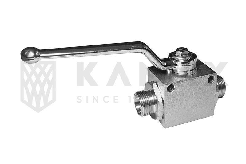 Zawór hydrauliczny kulowy 2-drogowy M22x1.5 