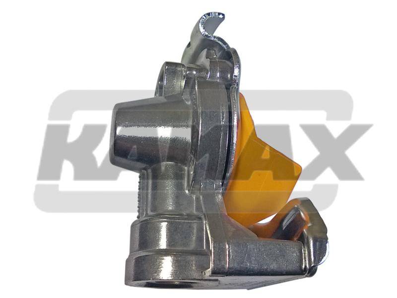 Złącze pneumatyczne żółte M16x1.5 z zaworem