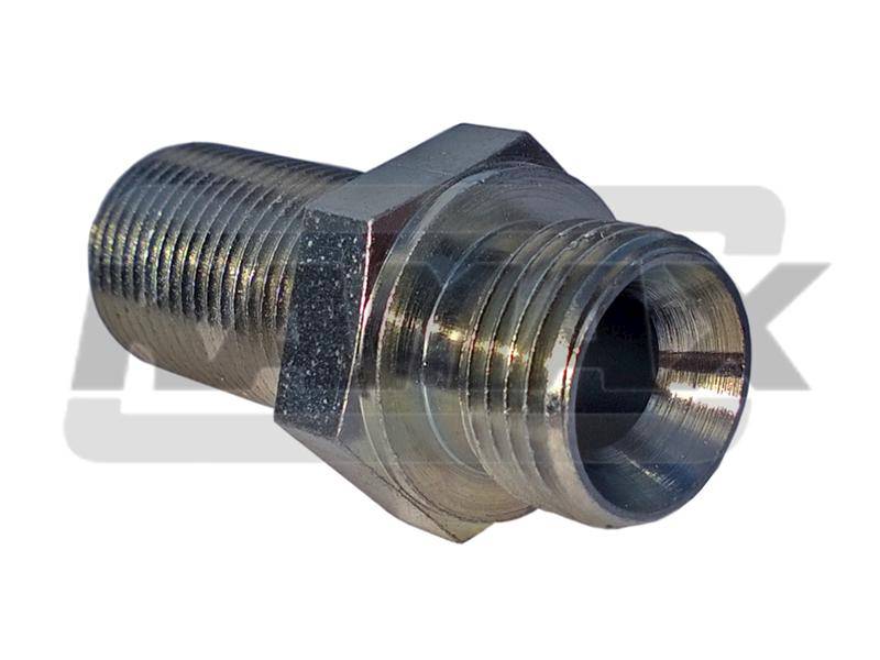 Złączka Grodziowa cal-metr 3/8”BSP - M18x1,5 long