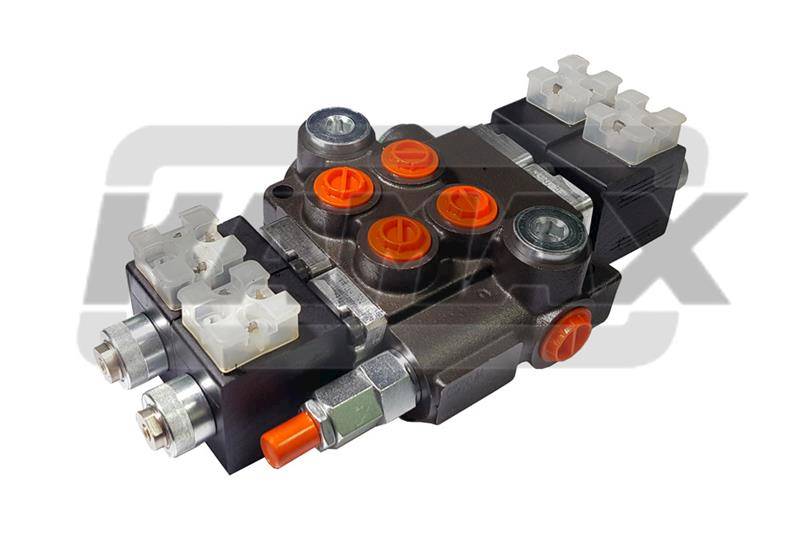 Rozdzielacz hydr. sterow. elektrycznie P40 1 sekc.