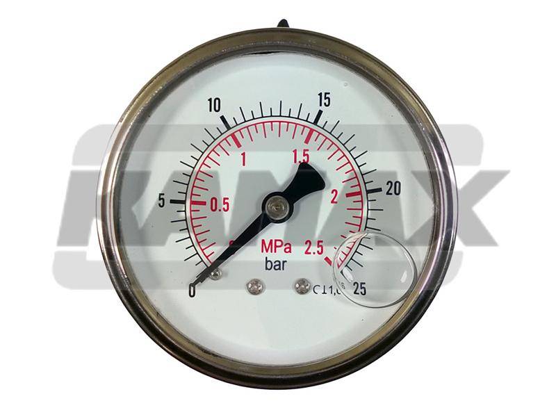 Manometry 1/4" BSP przyłącze tylne