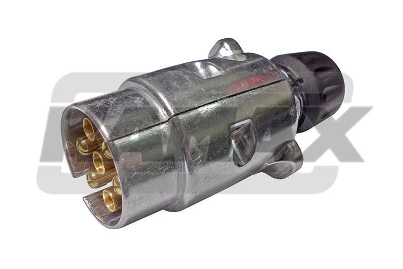 Wtyczka elektryczna 12V aluminiowa 7 pin