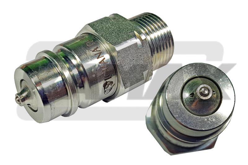 Wtyczka szybkozłącza ISO-A z Eliminator Ciśnienia