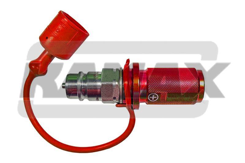 Zestaw znakujący wtyk ISO-A 1/2" BSP GW czerwony
