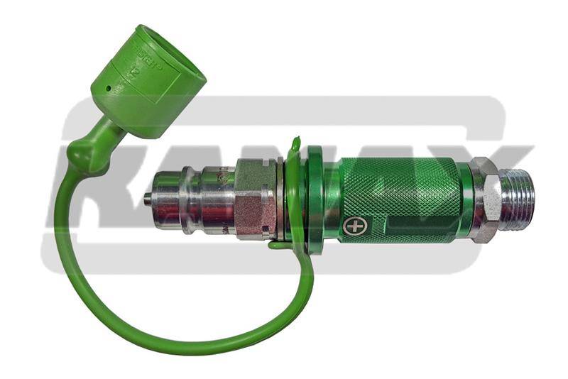 Zestaw znakujący wtyk ISO-A M22x1,5 zielony