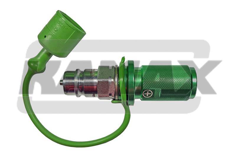 Zestaw znakujący wtyk ISO-A 1/2" BSP GW zielony