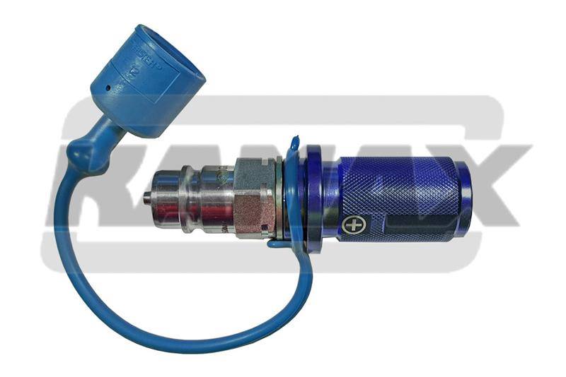 Zestaw znakujący wtyk ISO-A 1/2" BSP GW niebieski