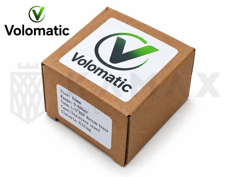 Manometr D63 0-6bar przył. dolne G1/4" VOLOMATIC