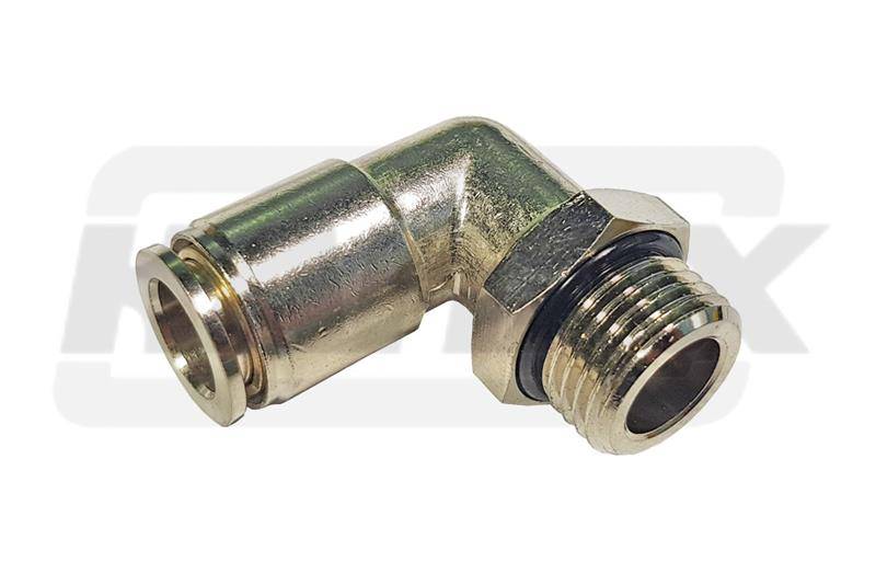 Szybkozłącze Tekalan metal kolanko fi 10-M16x1,5
