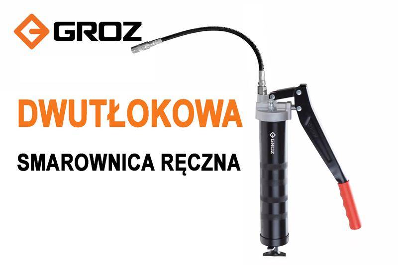 Smarownica jednoręczna GROZ G2 - Podwójny Tłok