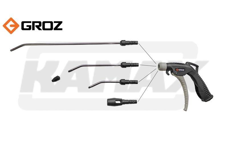 Pistolet do przedmuchiwania GROZ 6-częściowy