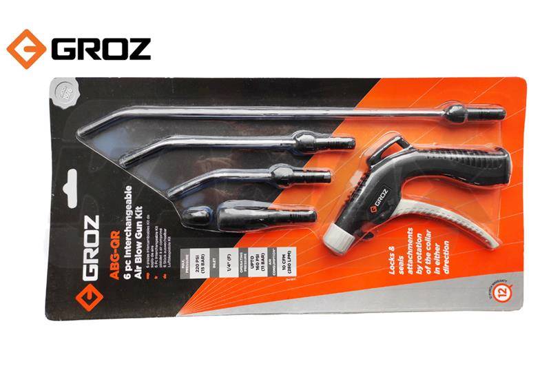 Pistolet do przedmuchiwania GROZ 6-częściowy