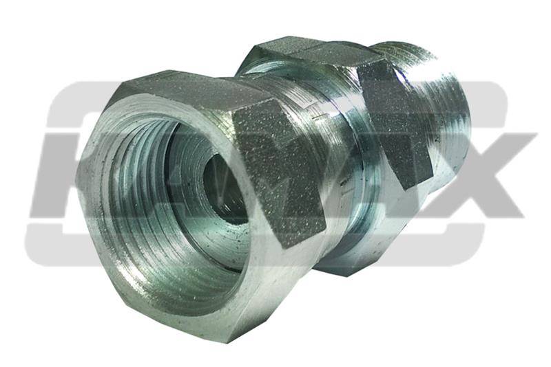 Złączka AB metryczna M22x1.5 - M22x1.5 *A-PŁASKA*