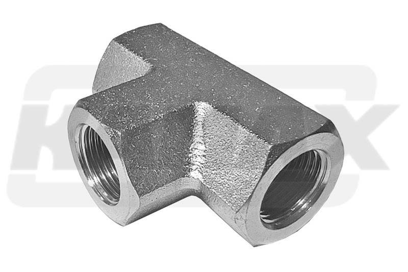 Trójnik hydrauliczny MUFOWY 1/4" BSP