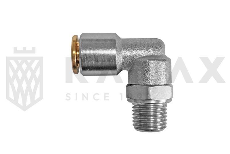 Przyłączka kątowa OBROTOWA Push-in fi6 M6x1 CS 