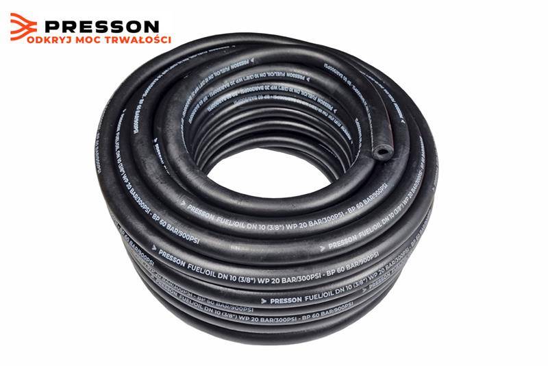 Wąż do paliwa i olejów DN20 PRESSON 20 bar
