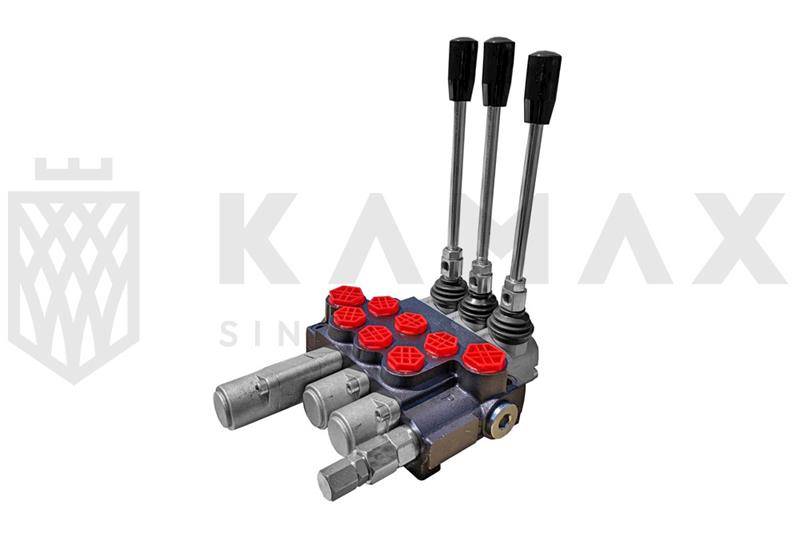 Rozdzielacz monobl. P40 3 sekc. + 1SP + 1-ZATRZASK